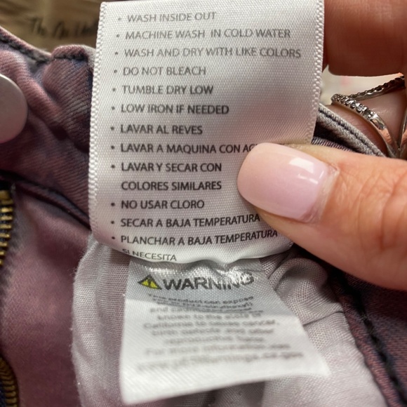 Nu Vintage - Bootcut jeans with patchwork detail in dusty Purple Sz … NWT - Picture 12 of 12